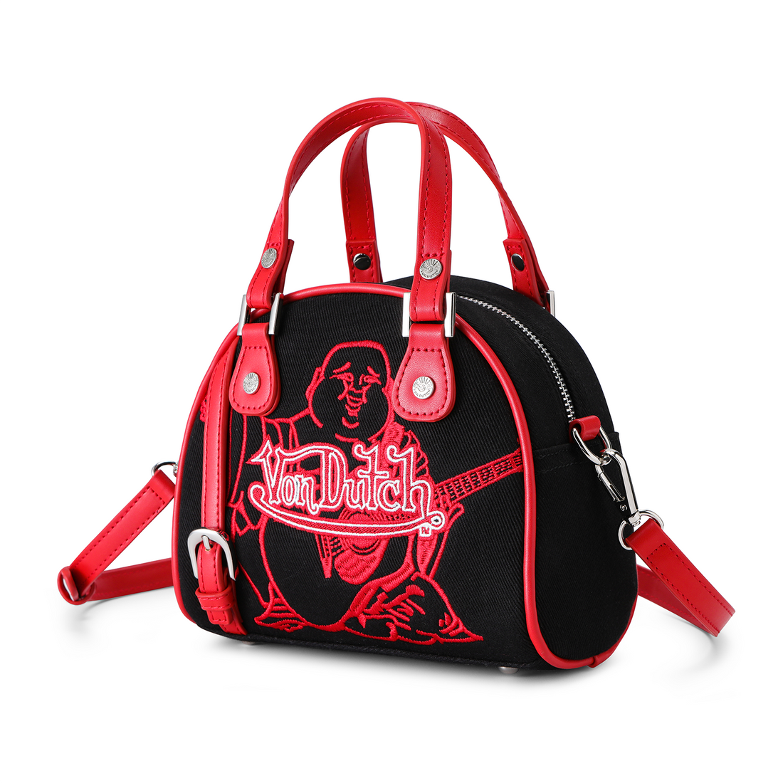 Von Dutch x True Religion Bowling Bag - Black Denim