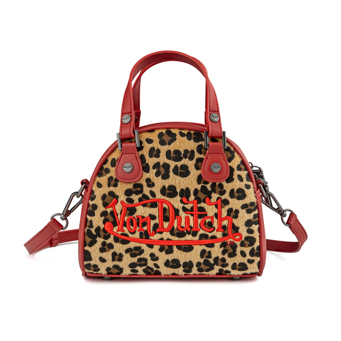 Red Leopard Bowling Bag — image 1