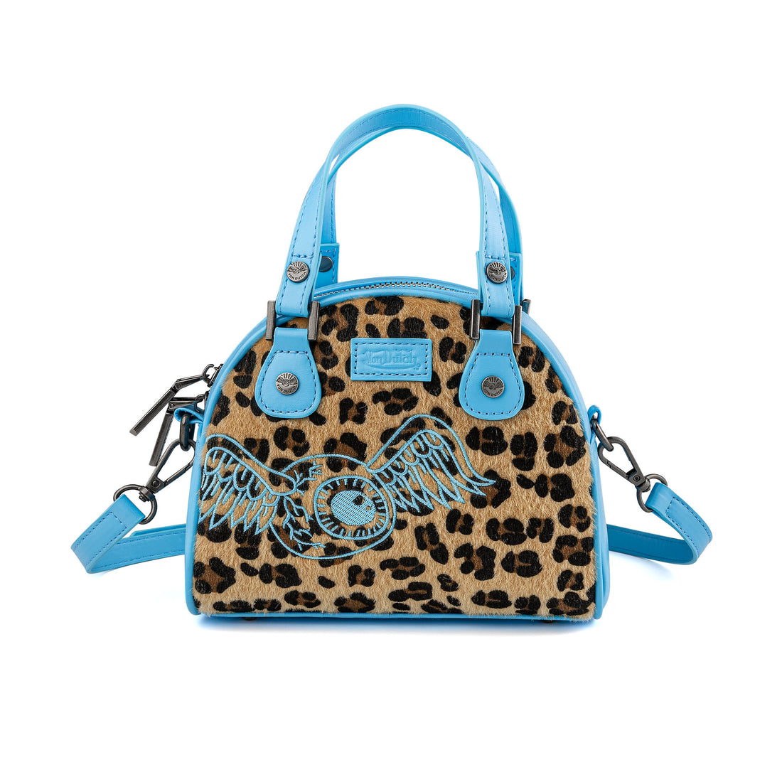 Light Blue Leopard Bowling Bag — image 3