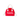 Von Dutch Mini Furry Bowling Bag - Red and White
