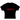 Von Dutch Black and Red Ranch Logo Rhinestone Baby Tee