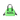 Von Dutch Mini Furry Bowling Bag - Lime Green