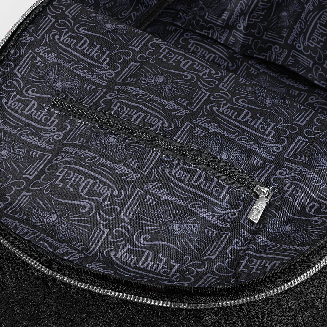 Large Black Chopper Backpack — image 6