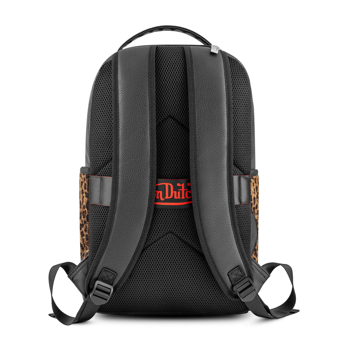 Large Sized Black Cheetah Print Backpack — image 4