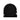 Black Y2K Logo Beanie