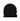 Black Y2K Logo Beanie
