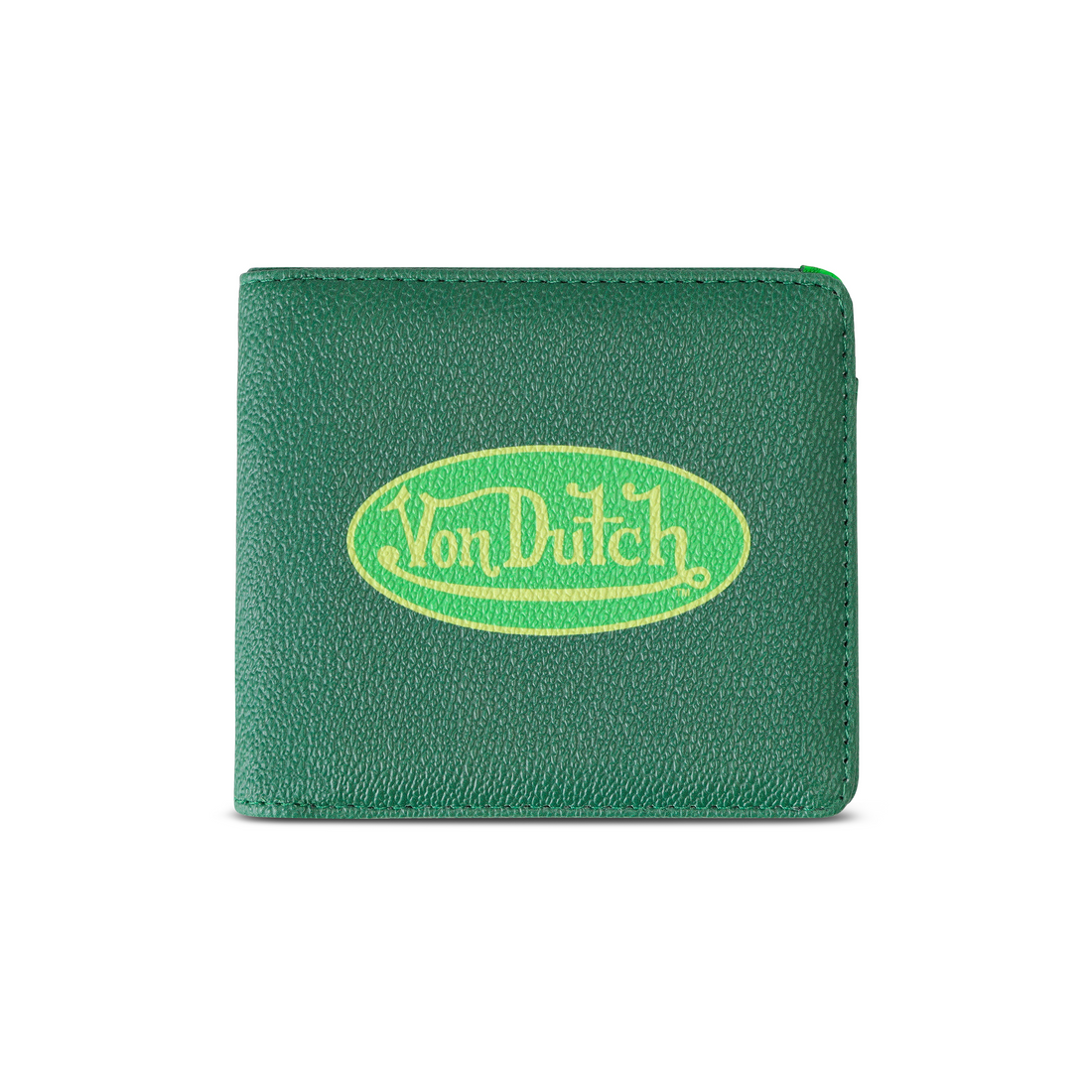 Classic Logo Bi-fold Wallet - Green — image 1