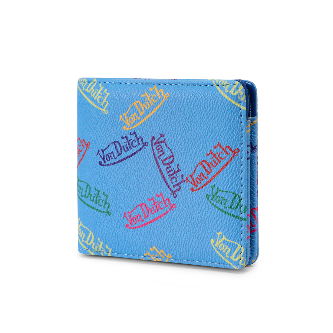 Multi Logo Bi-fold Wallet - Blue — image 6
