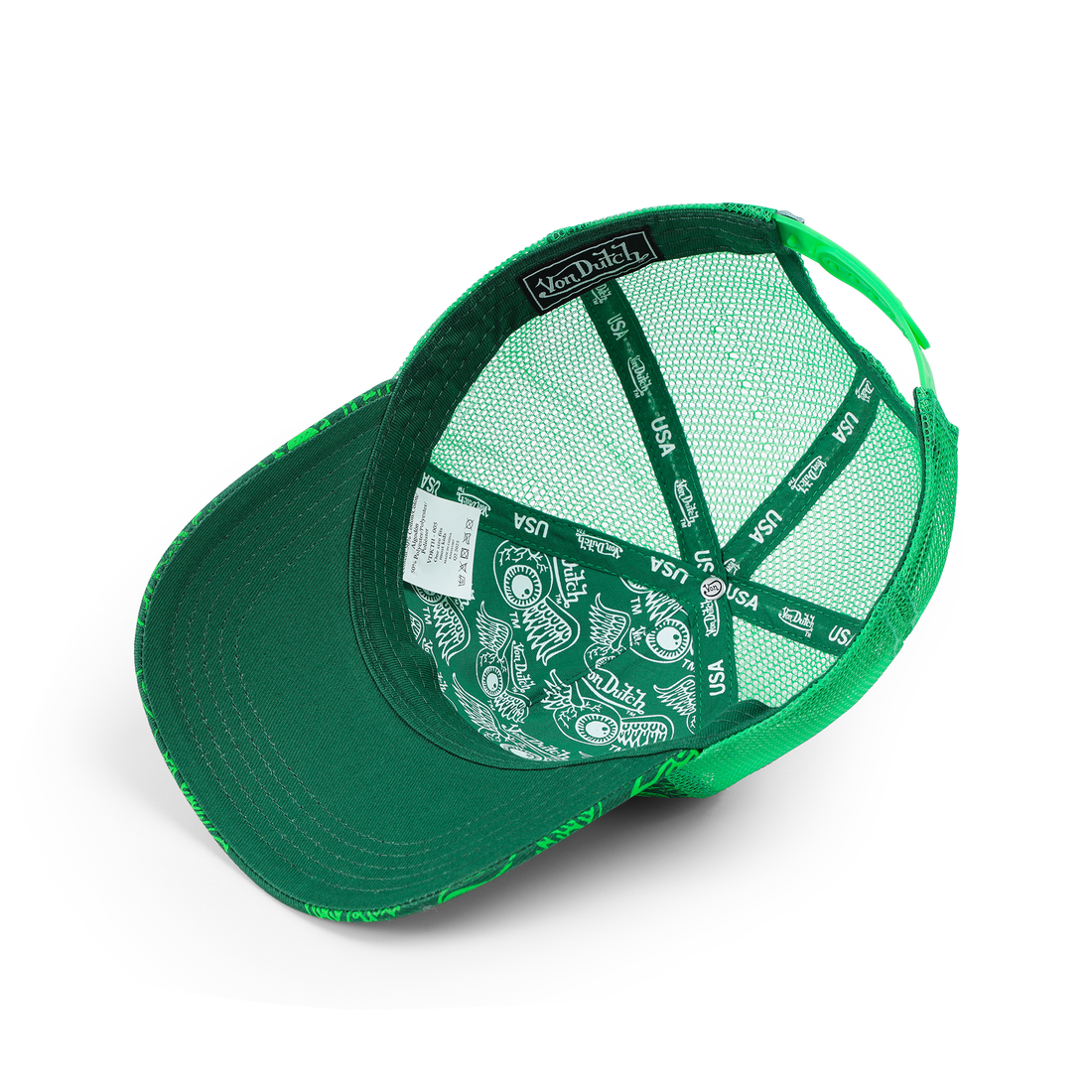 Kids Classic Trucker Hat - Green ISPY Flying Eye — image 5