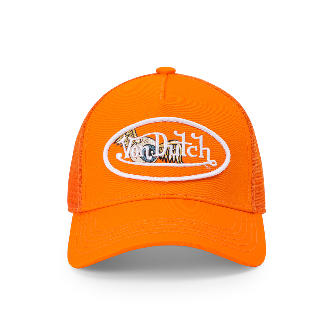Kids Classic Trucker Hat - Orange Oval Eye — image 1