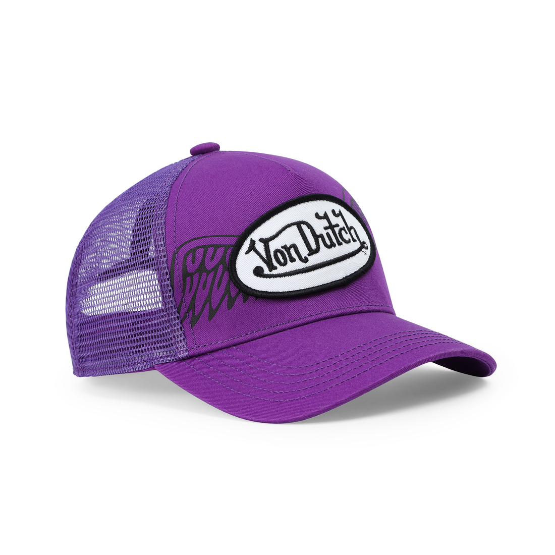 Kids Classic Trucker Hat - Purple Wings — image 6