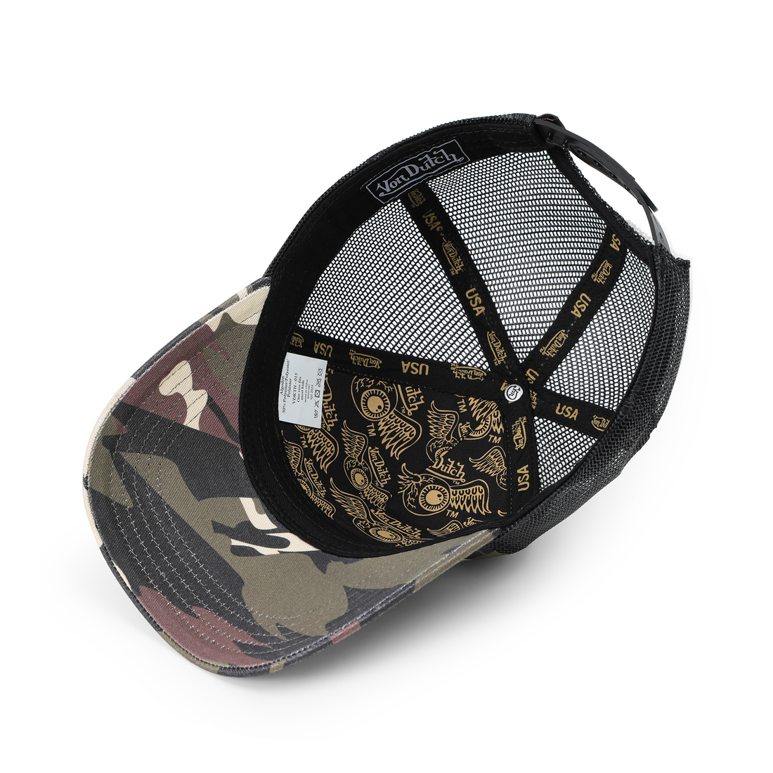 Kids Classic Trucker Hat - Brown Rambo — image 5