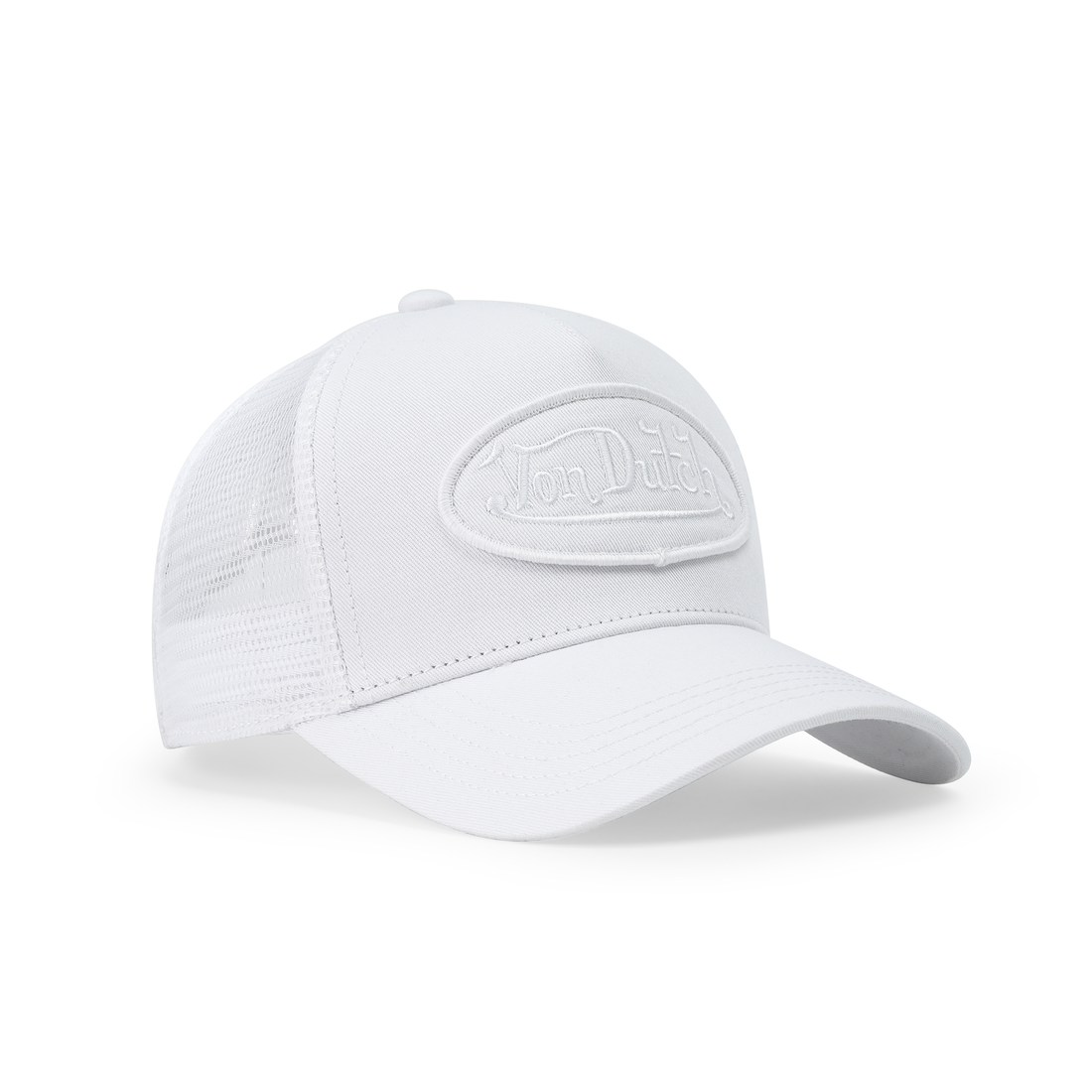 Kids Classic Trucker Hat - Triple White — image 5