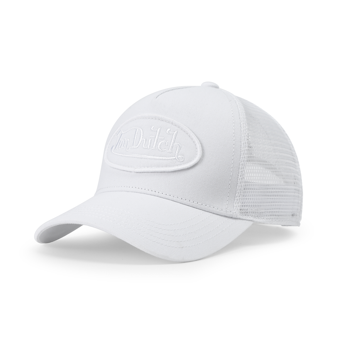 Kids Classic Trucker Hat - Triple White — image 7