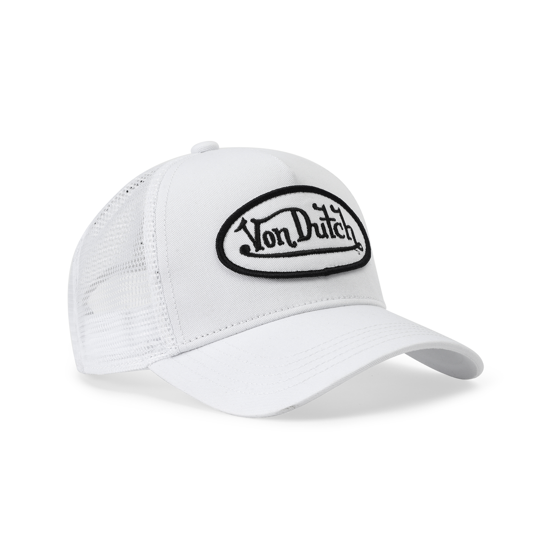 Kids Classic Trucker Hat - White & Black — image 5