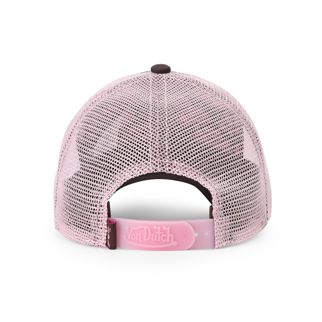 Kids Classic Trucker Hat - Brown & Pink — image 8