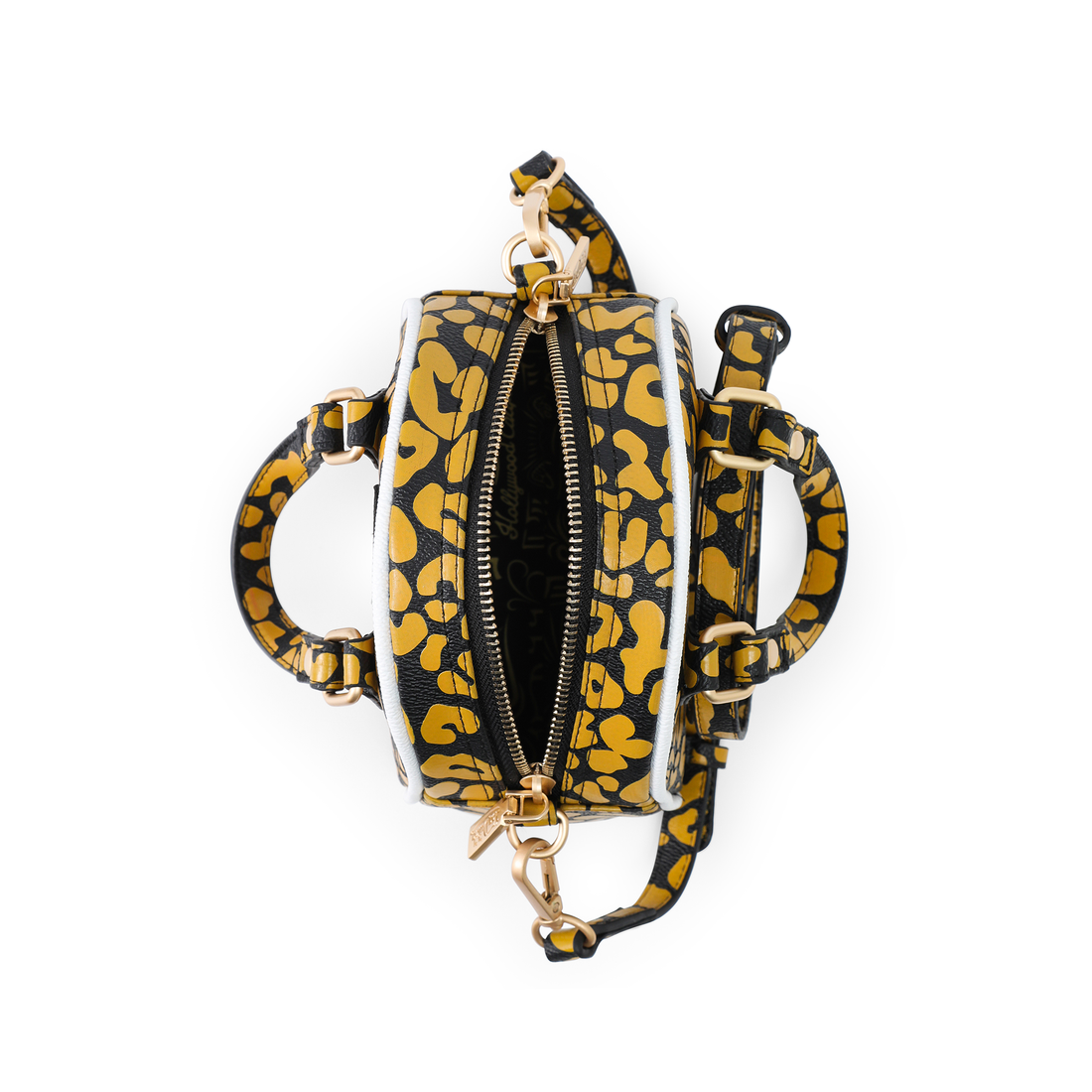 Mini Bowling Bag - Orange Cheetah