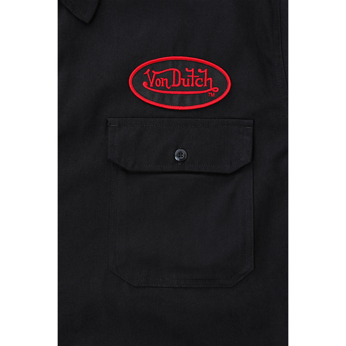 Classic Mechanic Shirt - Black and Red — image 5