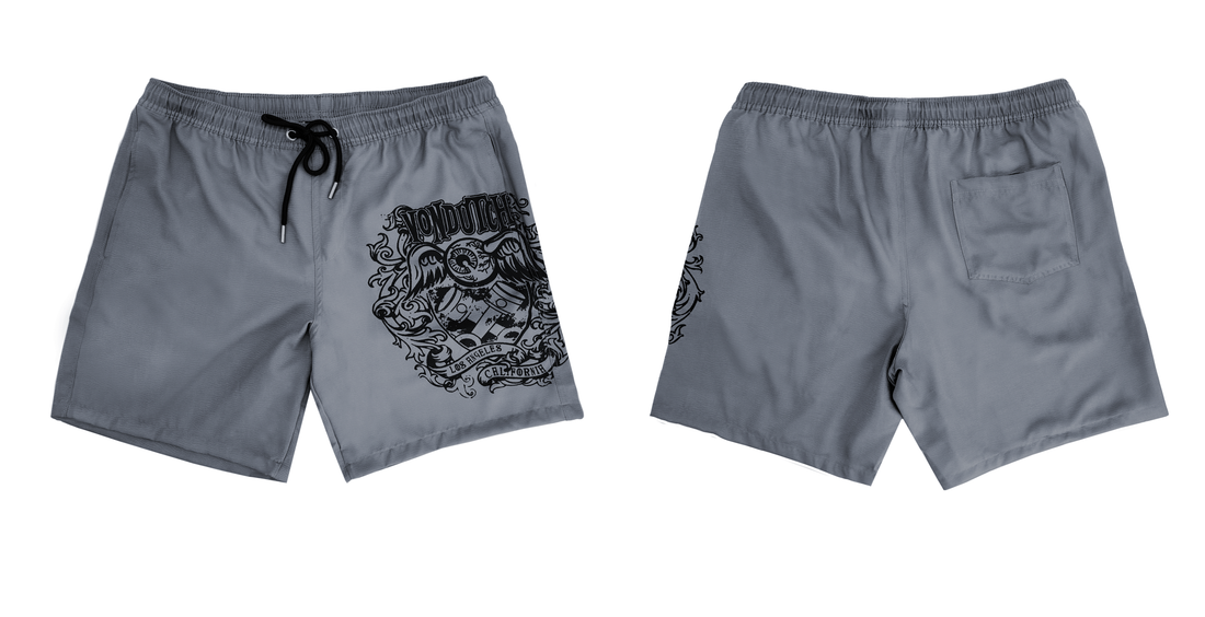 Men's Flying Eye Swim Shorts - Grey — image 3