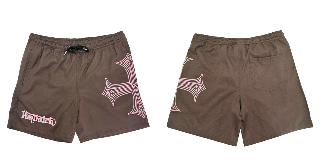 Men's Chopper Swim Shorts - Brown — image 3