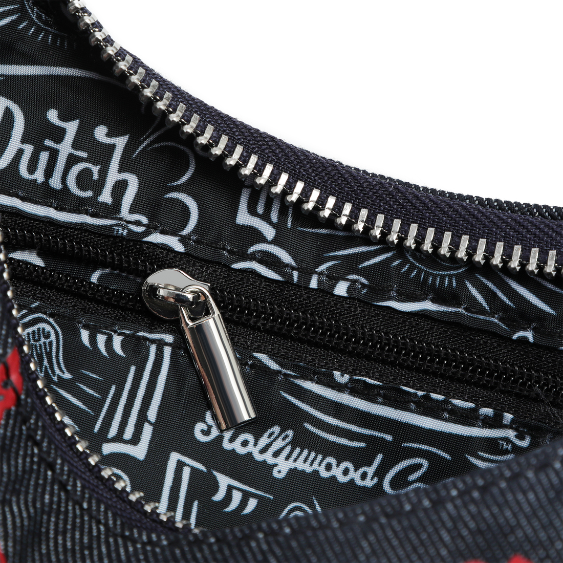 Von Dutch x True Religion Shoulder Bag - Black Denim