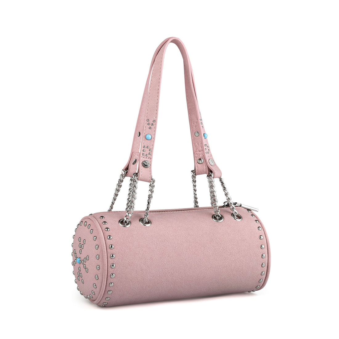 Barrel Bag - Long Barrel Pink Studded — image 5