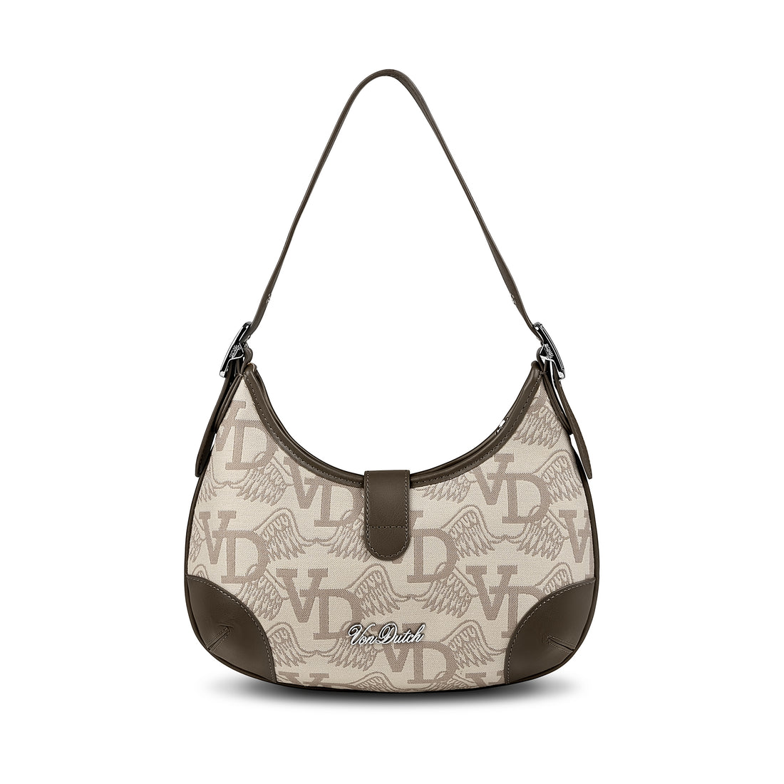 BELLA SHOULDER BAG - BROWN — image 3