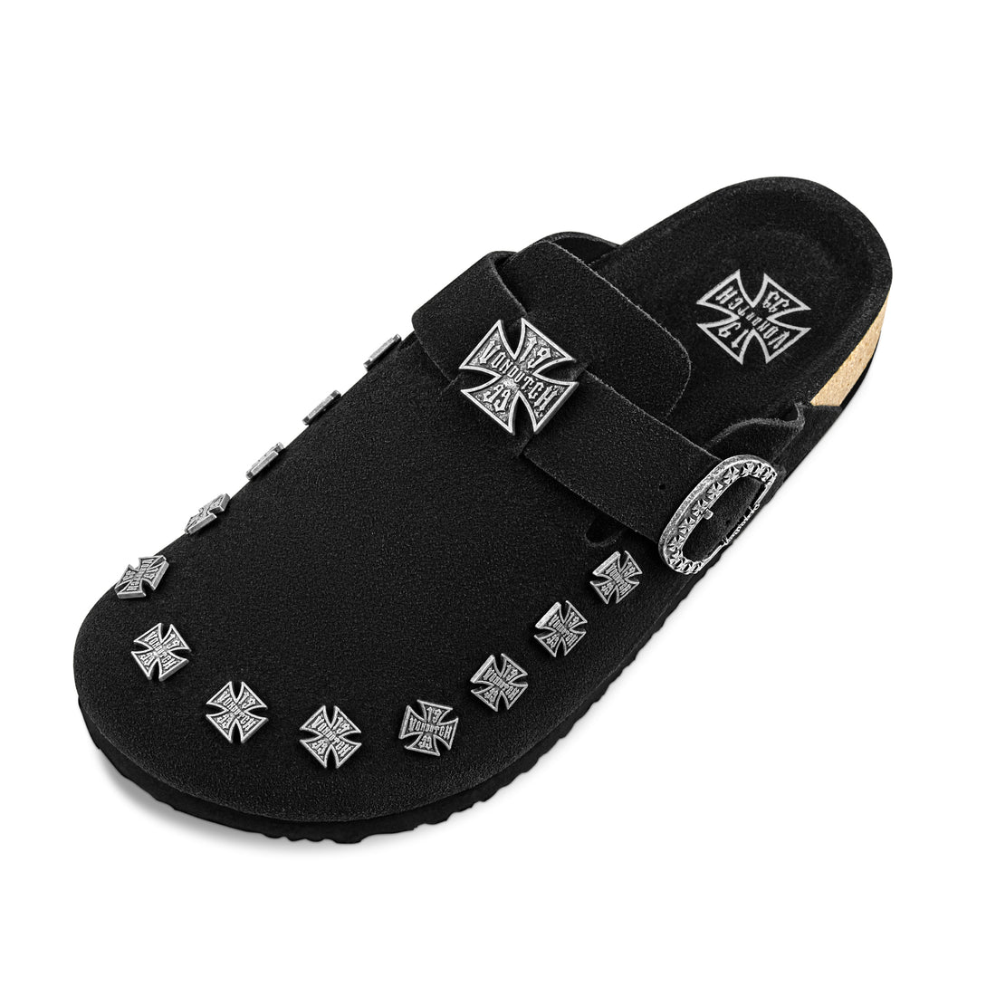 Women's Studded Chopper Clog - Black (SIZE UP RECOMMENDED) — image 6