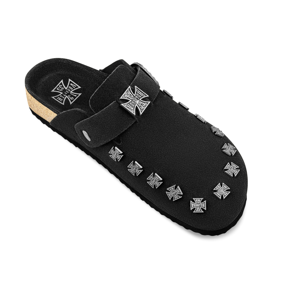 Women's Studded Chopper Clog - Black (SIZE UP RECOMMENDED) — image 8