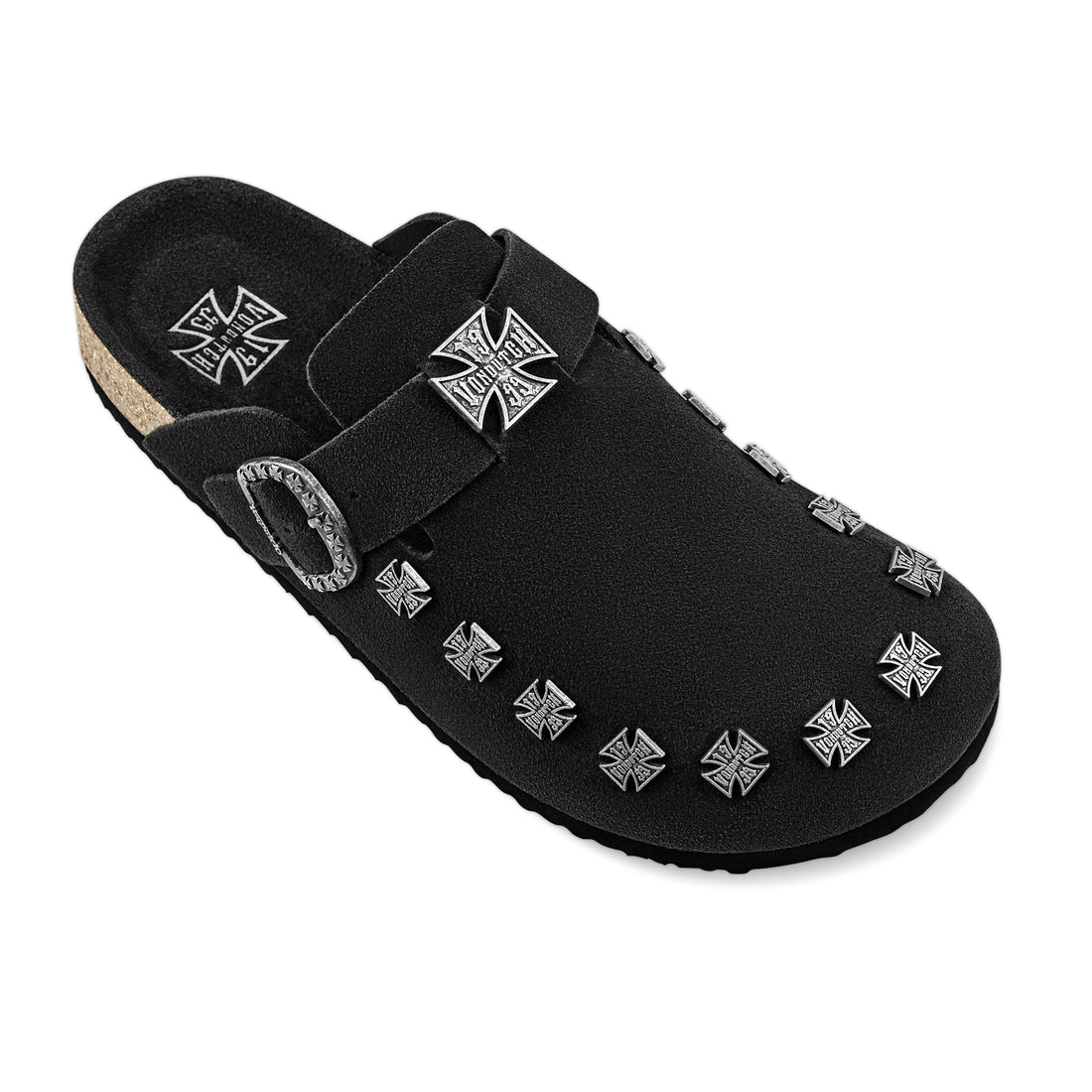 Men's Studded Chopper Clog - Black (SIZE UP RECOMMENDED) — image 10