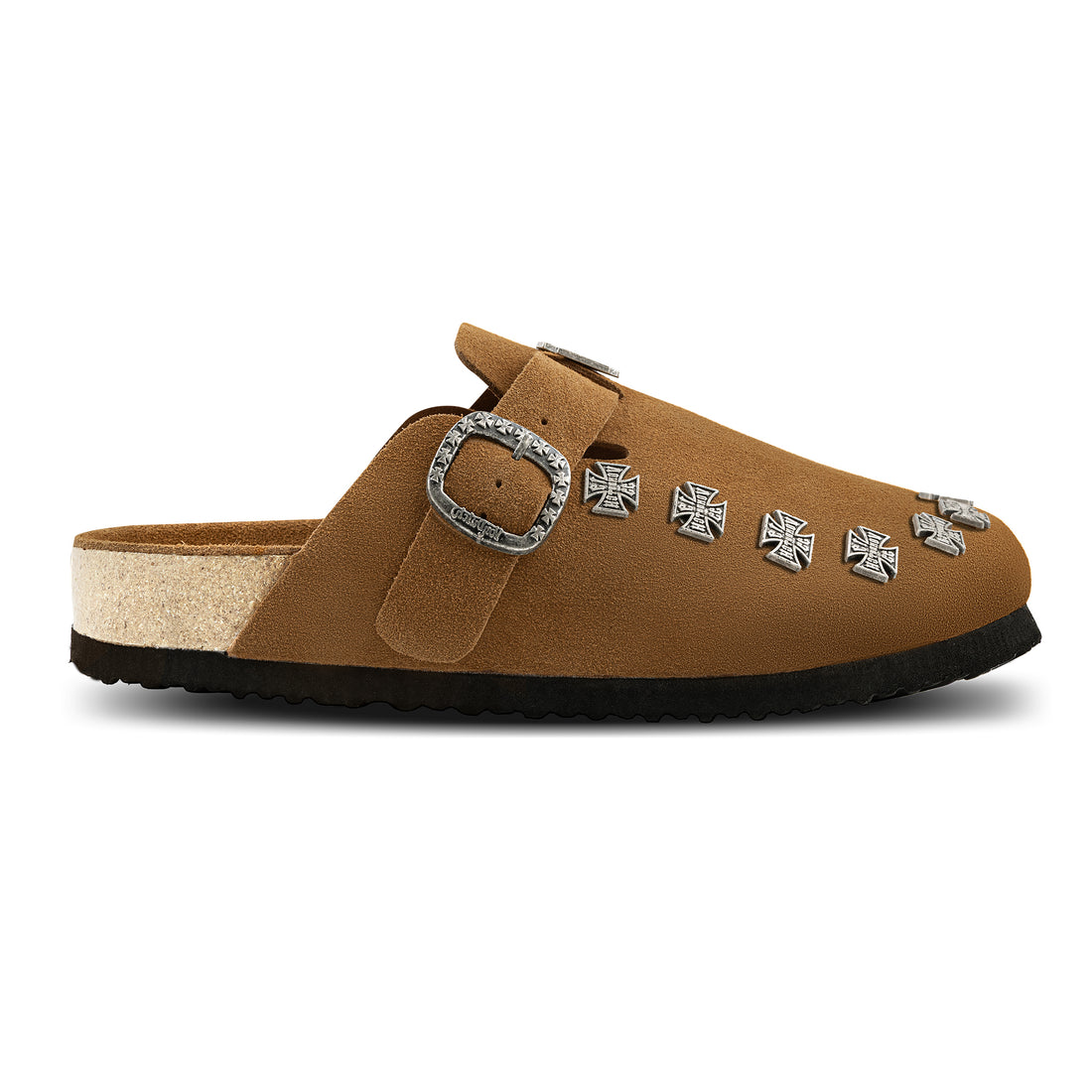 Women's Studded Chopper Clog - Chestnut (SIZE UP RECOMMENDED) — image 3