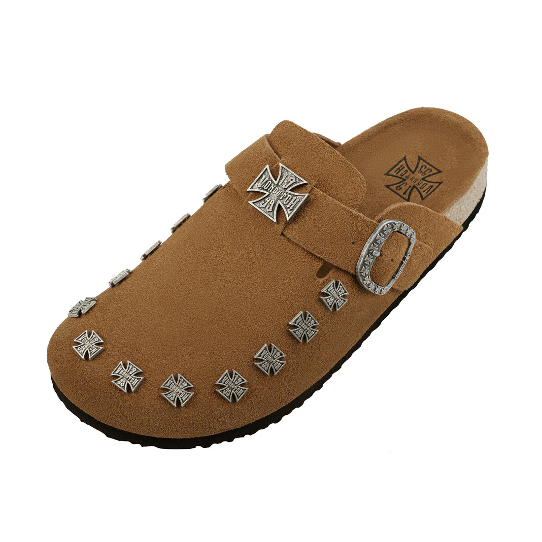 Men's Studded Chopper Clog - Chestnut (SIZE UP RECOMMENDED) — image 6