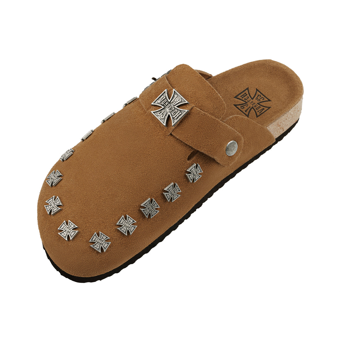 Women's Studded Chopper Clog - Chestnut (SIZE UP RECOMMENDED) — image 7