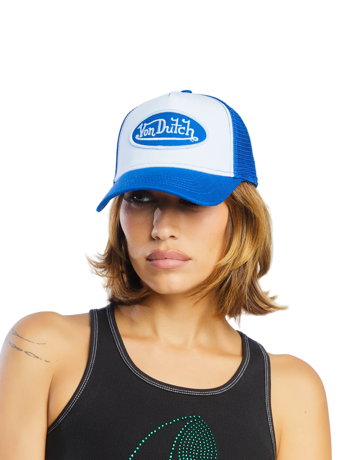 Blue & White Trucker Hat — image 2