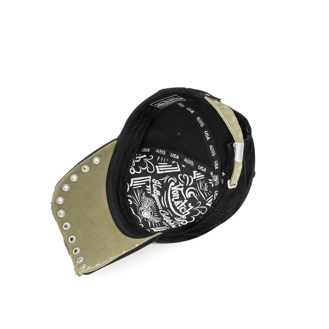 Bayou 6 Panel Hat - Black — image 4