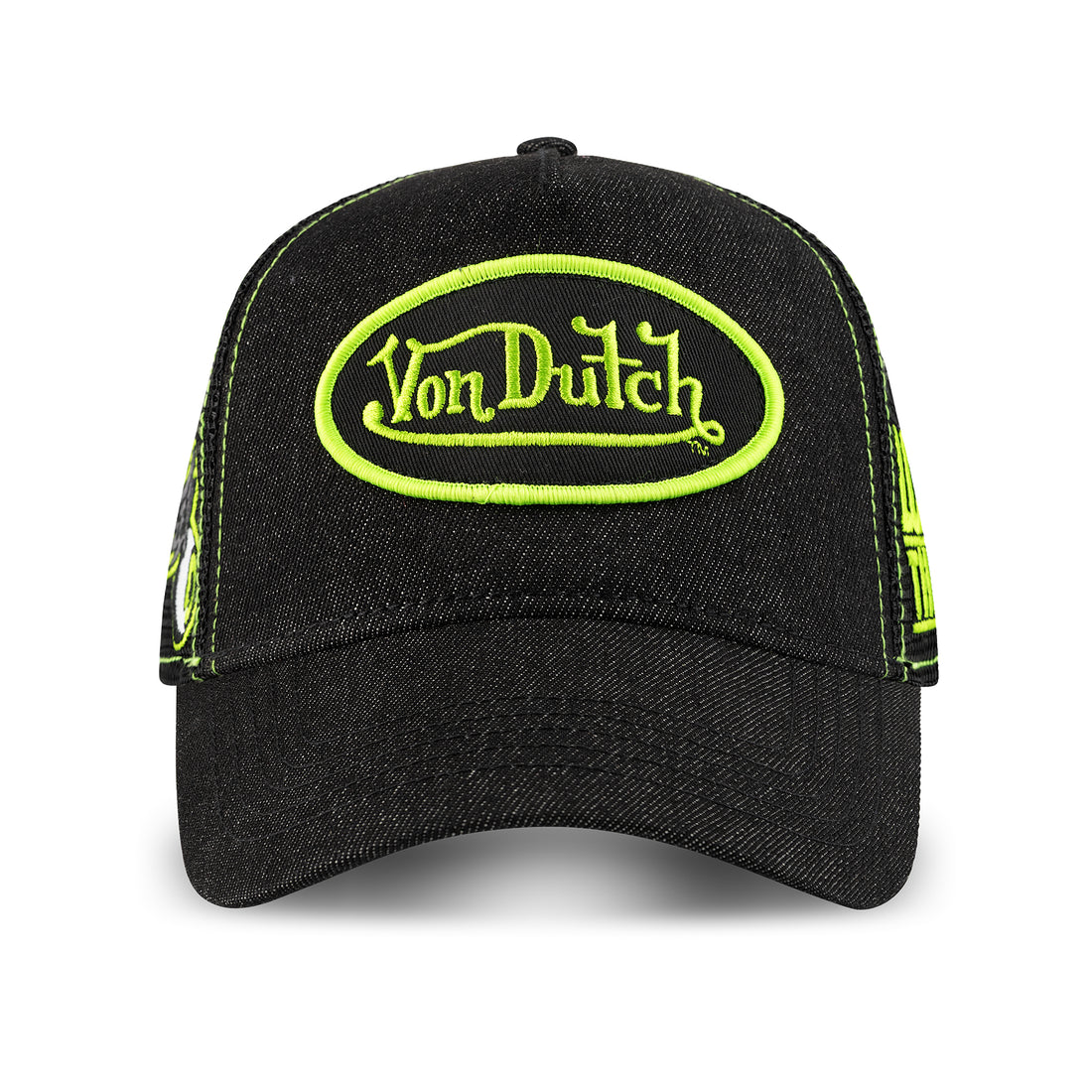 DARK DENIM VON DUTCH X LOUDER THAN LIFE TRUCKER — image 1