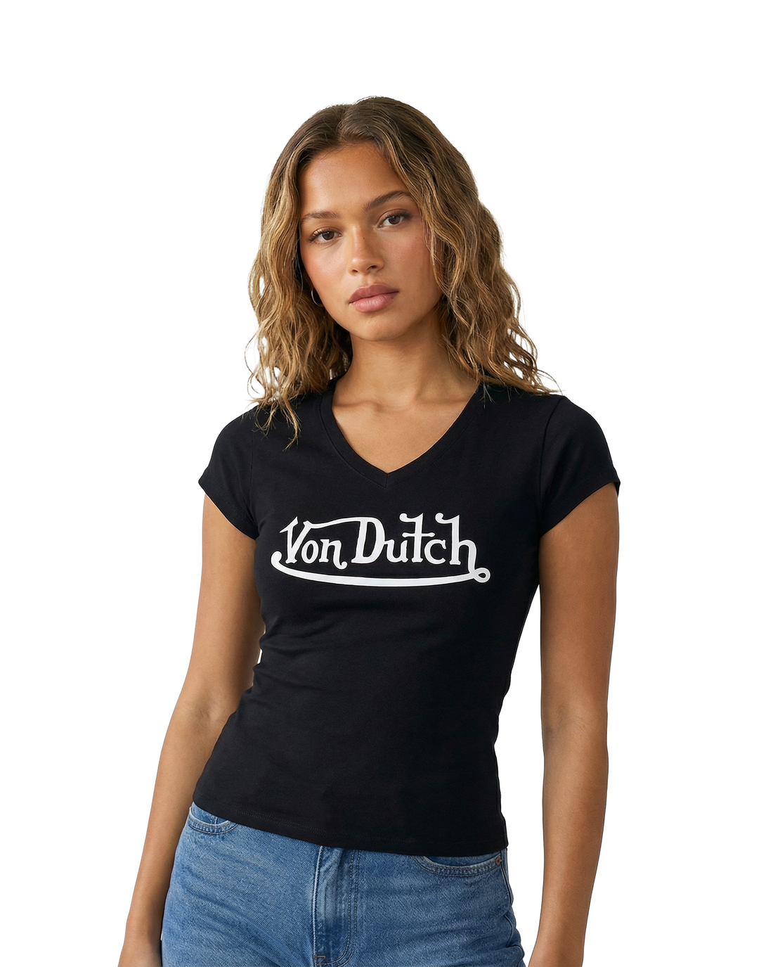 Originals White on Black V Neck — image 2