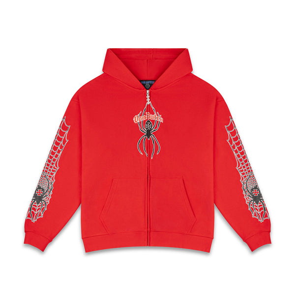 RED WIDOW - ZIP UP HOODIE
