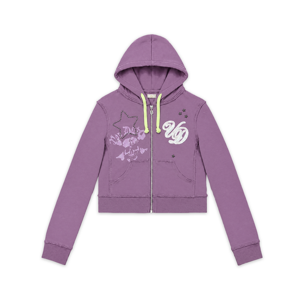 PURPLE SPOOKY LOLA HOODIE