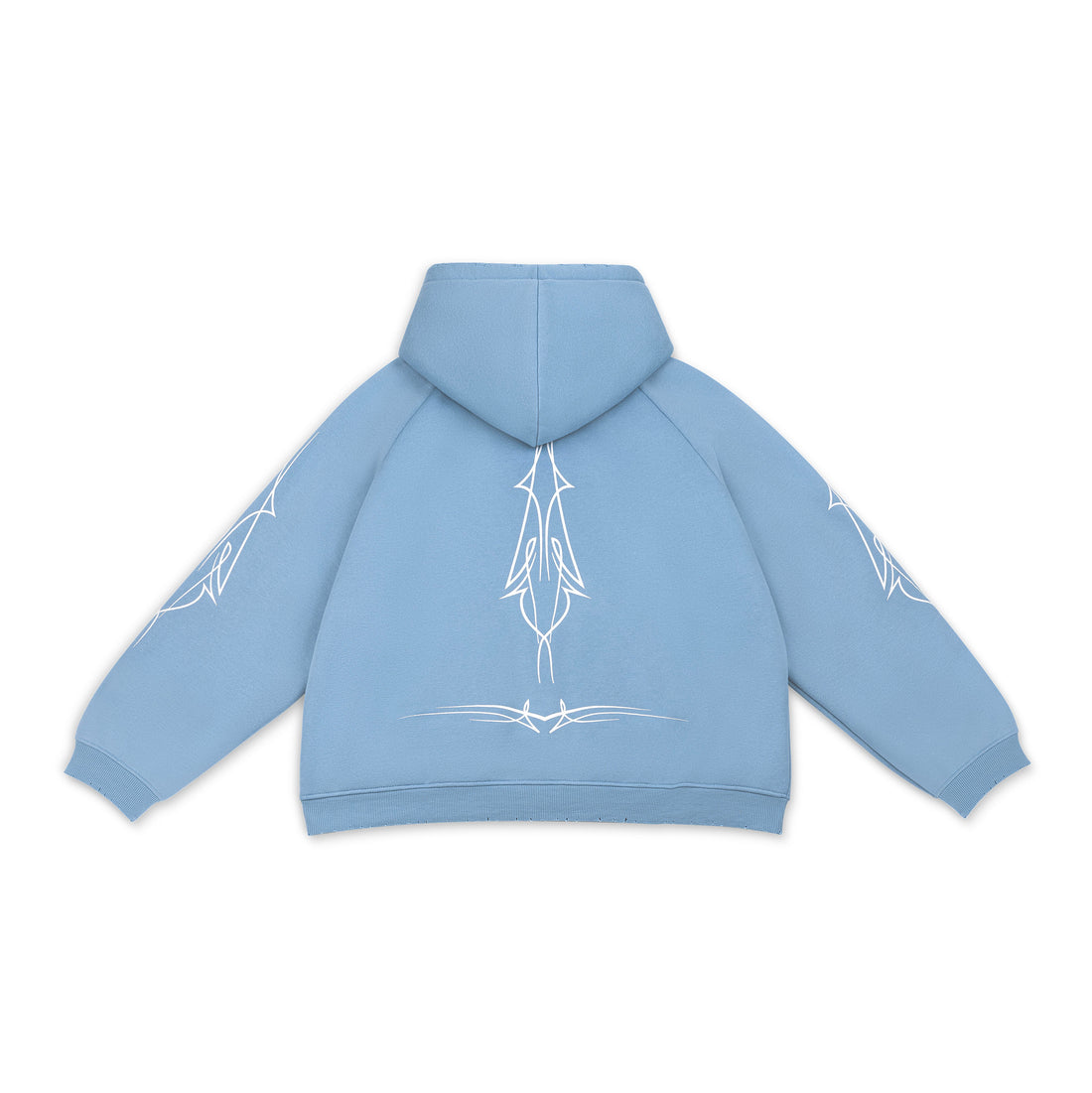SUMMER BLUES DISTRESSED HOODIE - VD x HARDFEST — image 2
