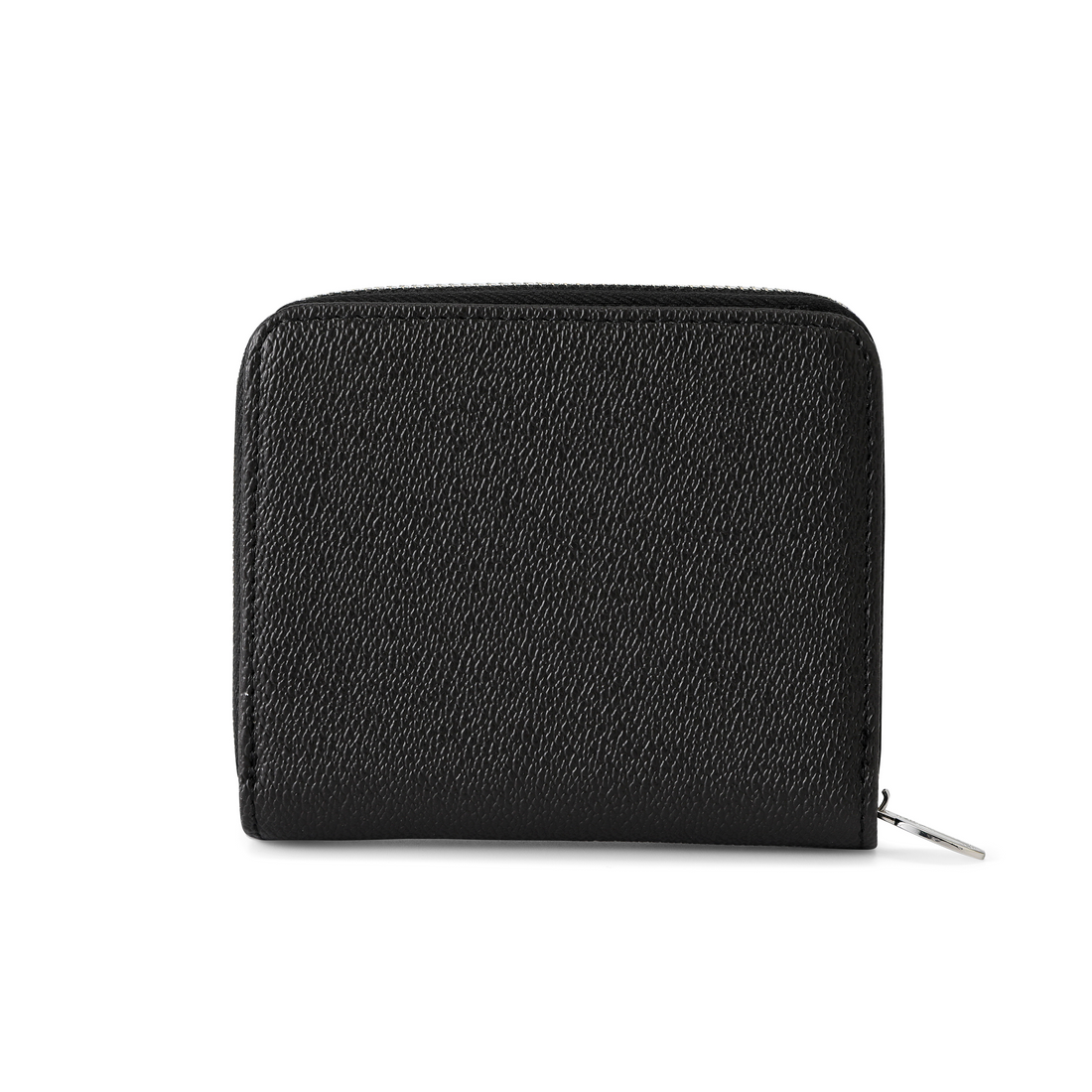 Classic Signature Zip-up Wallet - Black