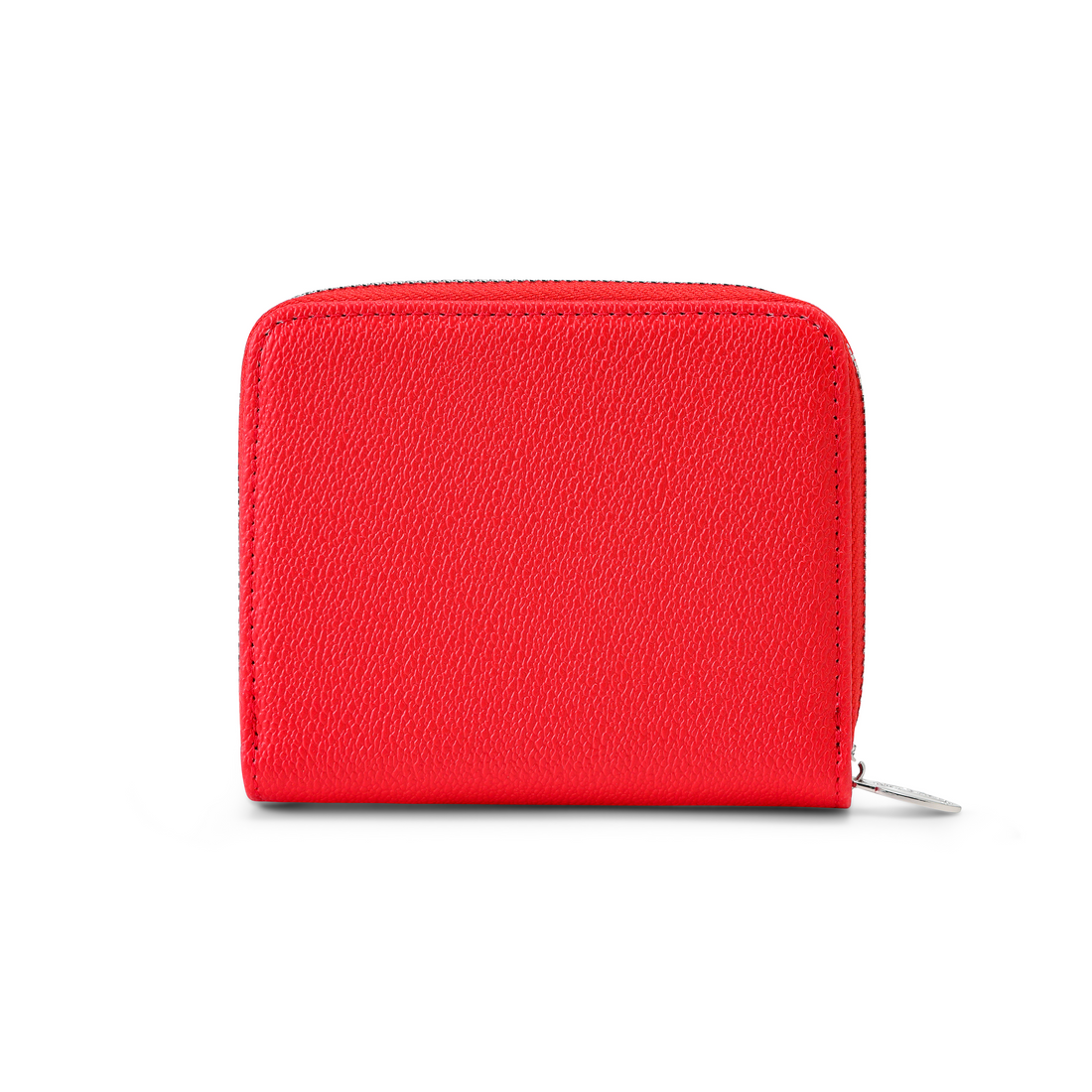 Classic Signature Zip-up Wallet - Red