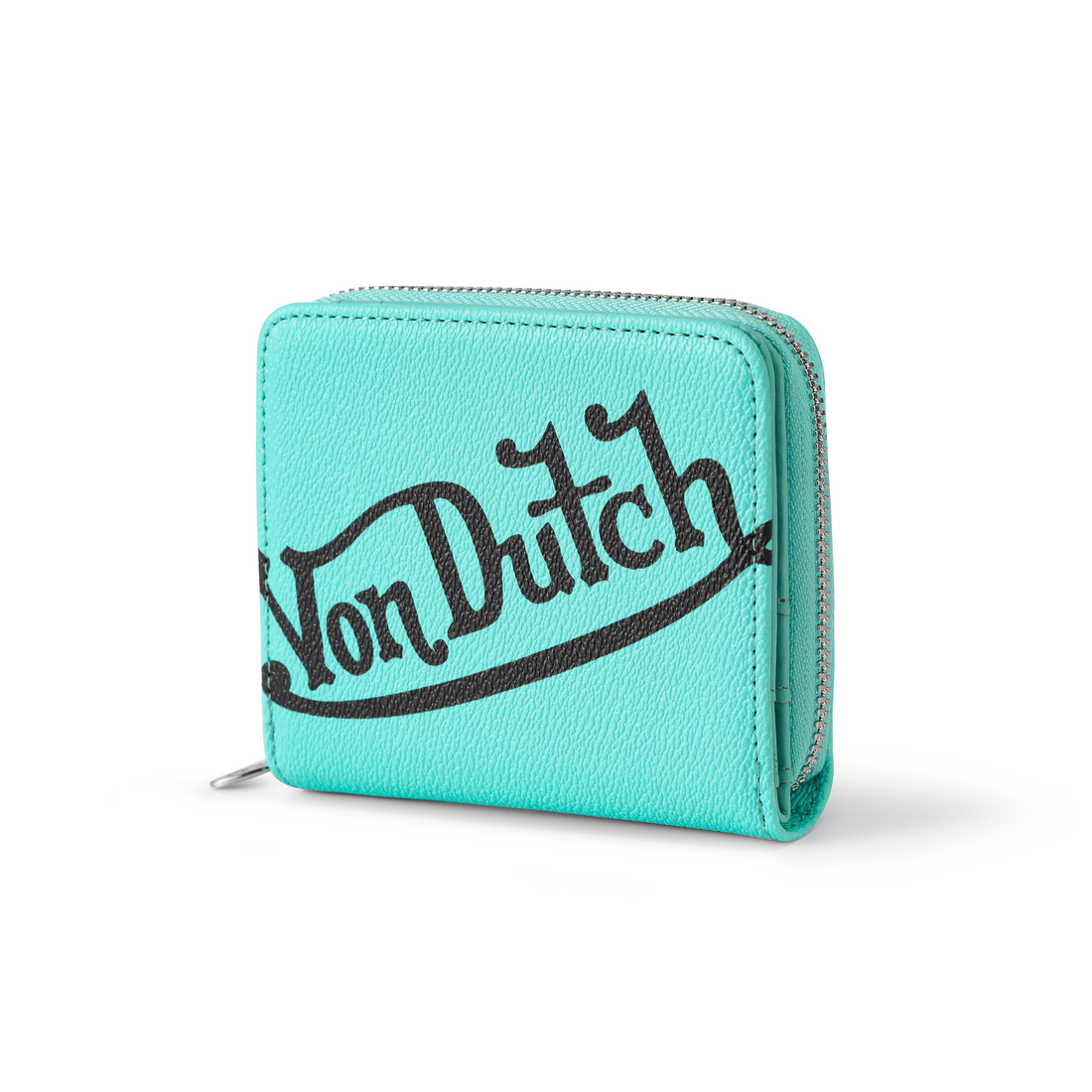 Classic Signature Zip-up Wallet - Turquoise — image 4