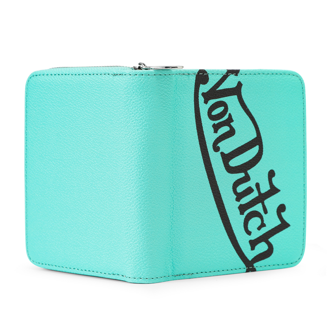 Classic Signature Zip-up Wallet - Turquoise — image 3