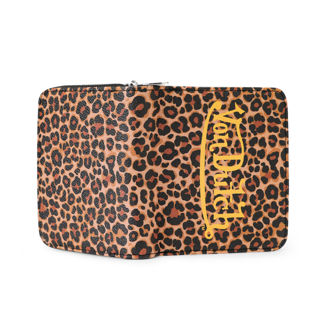 Leopard Zip-Up Wallet