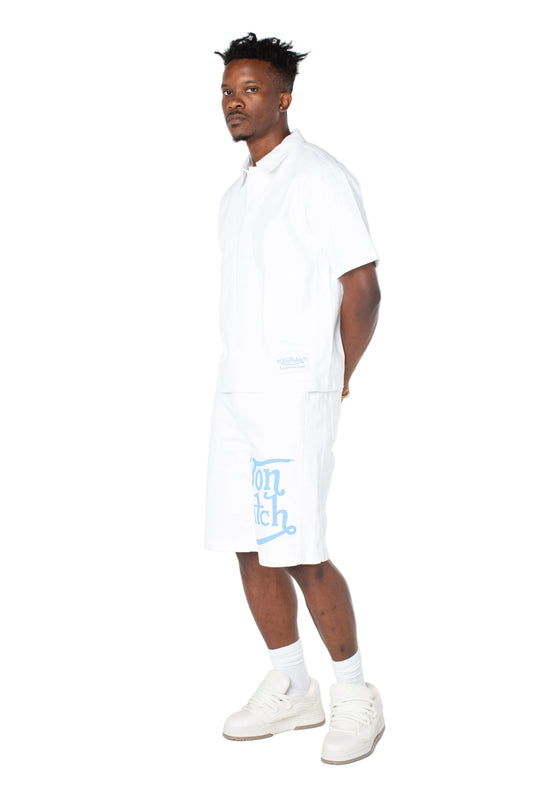 THE PUSHER POLO SHIRT - BRIGHT WHITE