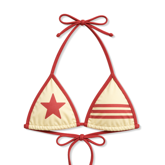 Von Dutch - Americana Bikini Top - Yellow