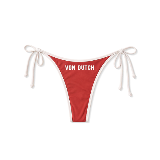 Von Dutch - Americana Bikini Bottom - Red