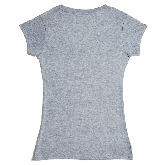 Von Dutch Originals Pink on Grey V Neck