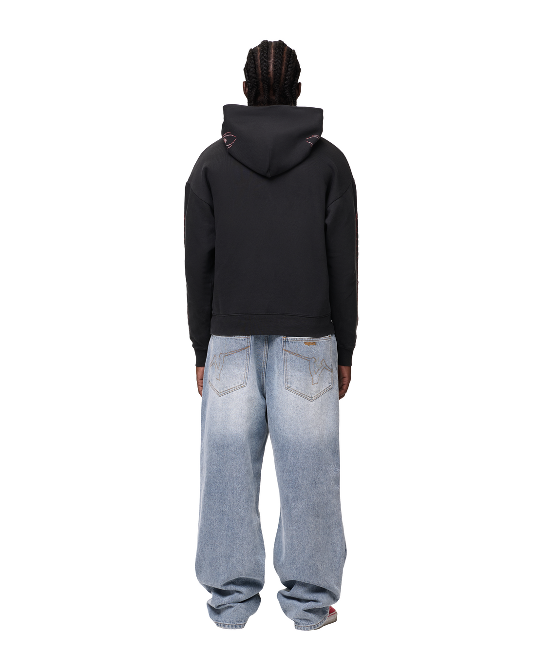 SPIDER CREST HOODIE - BLACK & RED — image 5
